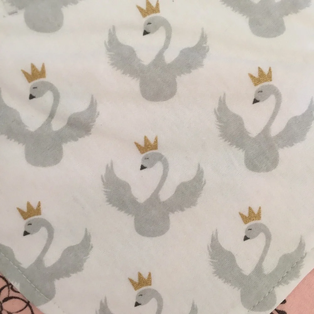 Baby Bandana Bibs - 4 Pack Yoga Sprout Soft Absorbent Bonus Teether NEW